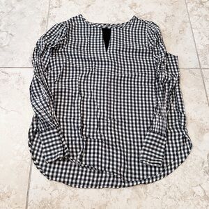 Free- Loft gingham blouse